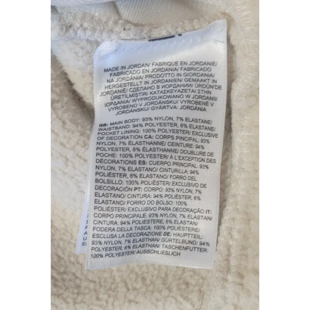 The North Face Jacket Womens Large White Campshire Sherpa Fleece Pullover Hoodie